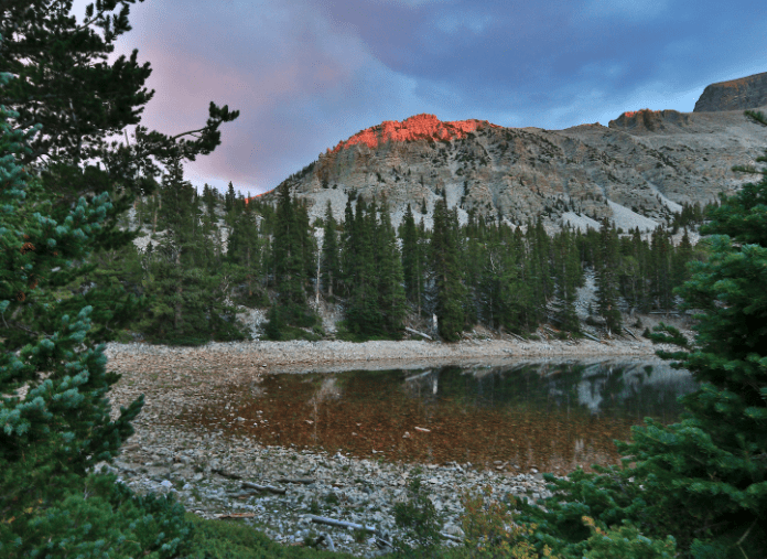 Sun Rises Over Great Basin State Park 